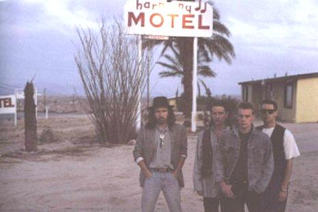 Photo of U2 at the Harmony motel